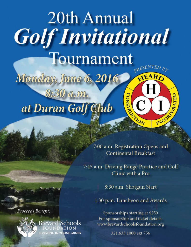 20th Annual Golf Invitational Tournament Brevard Schools Foundation FL