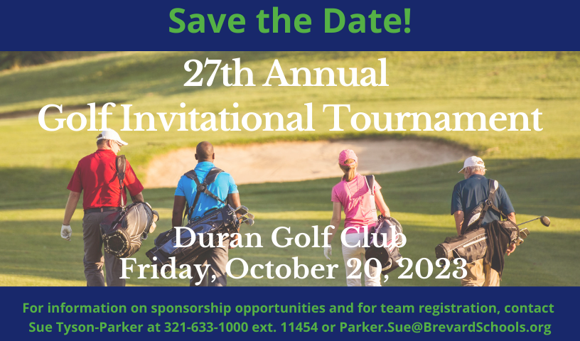 Save the Date 27th Annual Golf Invitational Tournament Duran Golf Club Friday, October 20, 2023