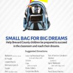 Most Needed School Supplies list for the Supply Zone for Teachers featuring requested donations including backpacks, pencils, notebook paper, folders, composition books, calculators, markers, and other classroom essentials that help Brevard students start the school year prepared.